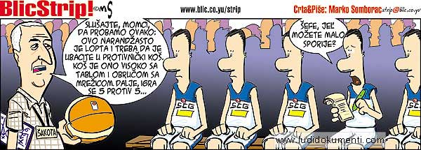 Blic strip; Autor: Marko Somborac