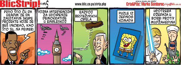 Blic Strip; Autor: Marko Somborac