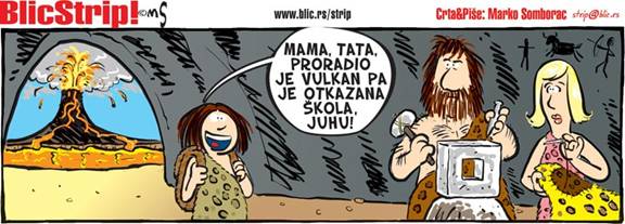 Blic strip; Autor: Marko Somborac