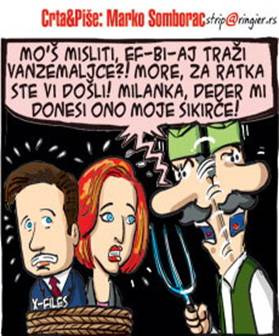 Blic strip; Autor: Marko Somborac