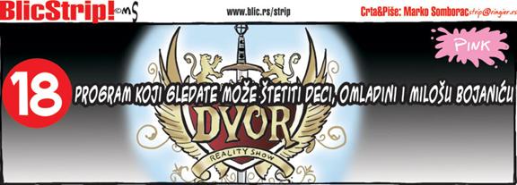 Blic strip; Autor: Marko Somborac