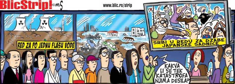 Blic strip; Autor: Marko Somborac