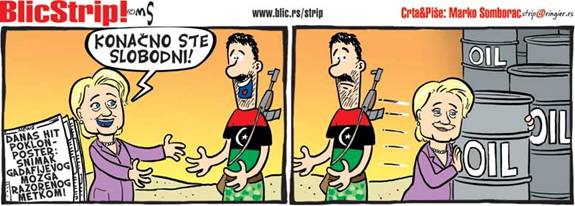 Blic strip; Autor: Marko Somborac