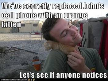 John's cell phone