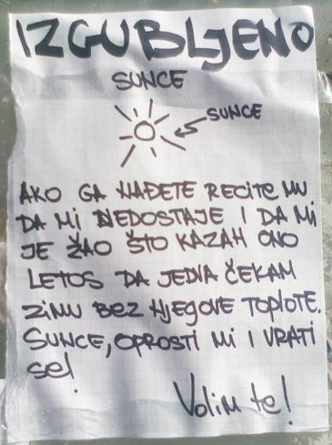 Izgubljeno Sunce