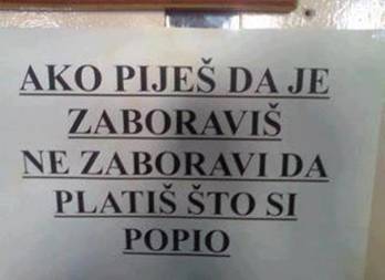 Pijem da je zaboravim