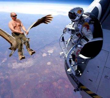 Feliks Baumgartner i Putin