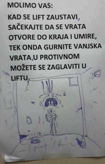 Zaglavljen u liftu