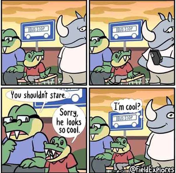 Strip Aligator i Nosorog